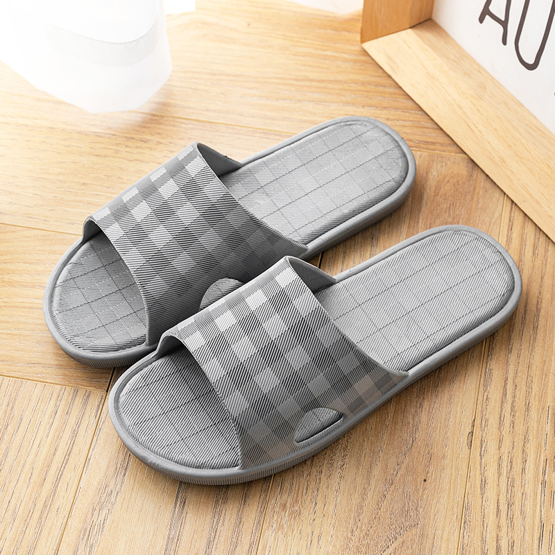 [Customized] New Square Slippers Wholesale Non-Slip Household Bath Homestay Hotel Thick Bottom Sandals