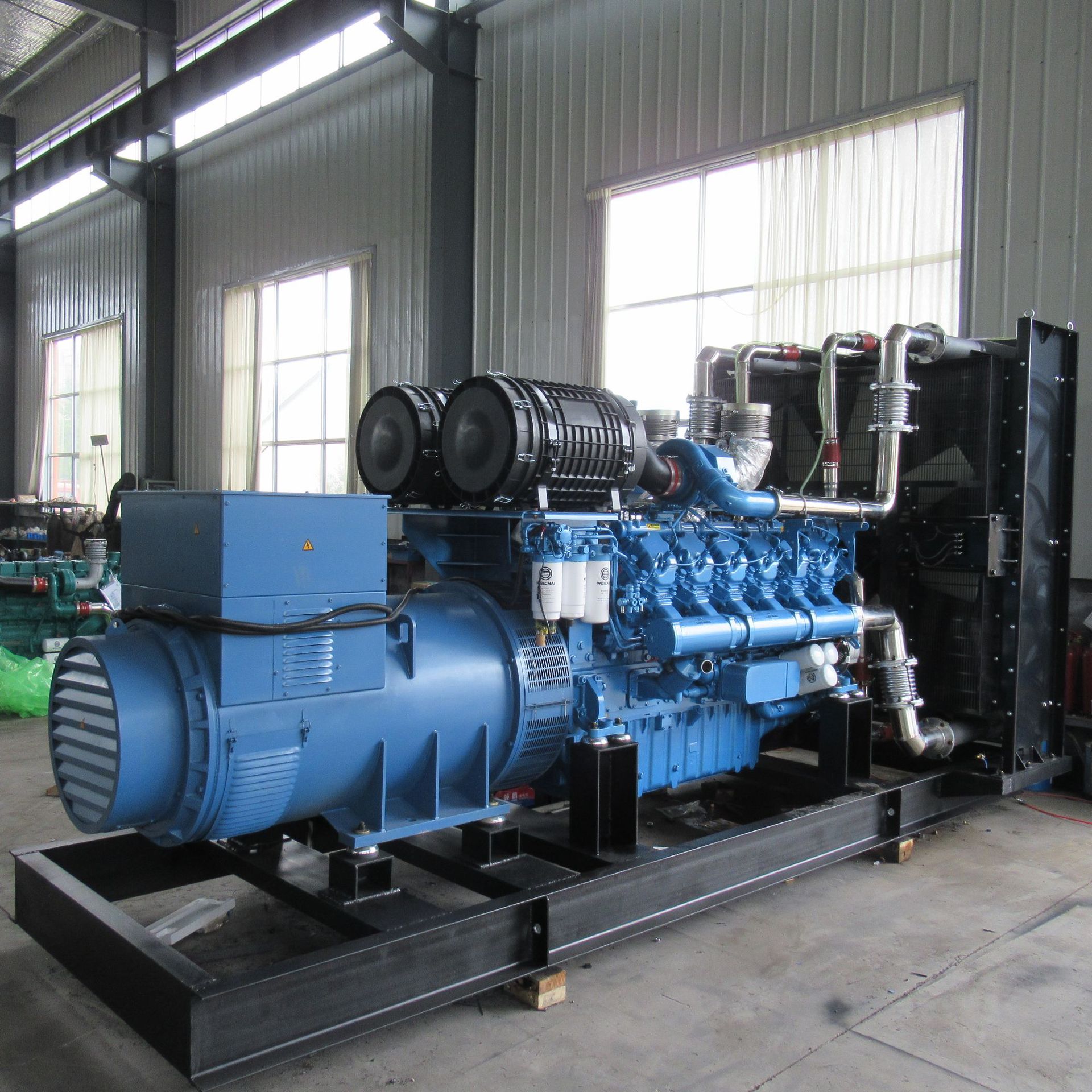 1000kw1200kw1500kw柴油发电机组大型工业用电智能自动低噪音纯铜