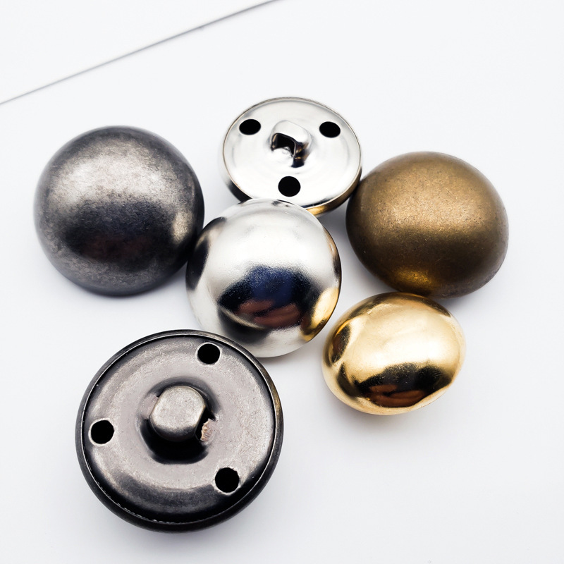 英伦风格复古金属铜皮纽扣 毛呢大衣外套针织衫铜皮圆形手缝纽扣