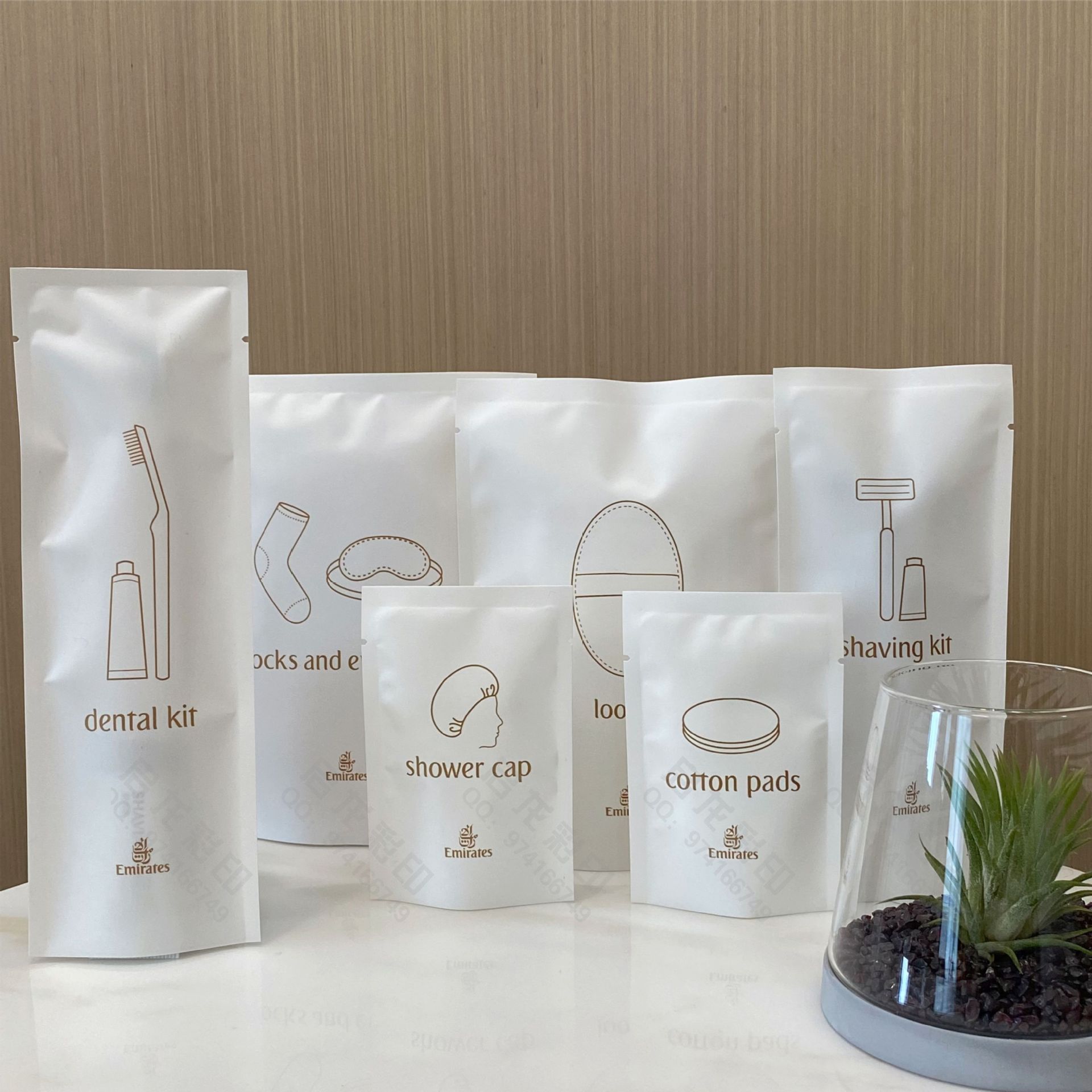 厂家直销酒店宾馆石头纸包装袋 一次性用品石头纸材料包装袋