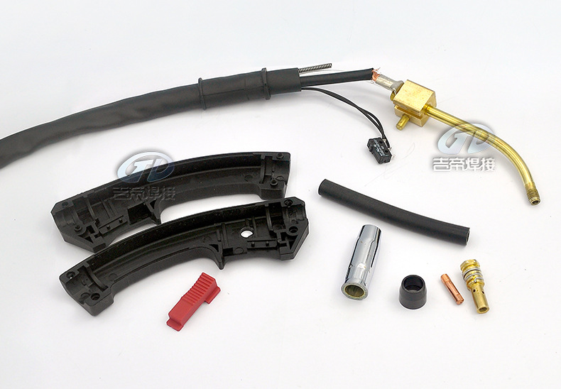 厂家批发宾采尔14ak焊枪喷管 二保焊保护嘴弯管 宾采尔14ak导电嘴