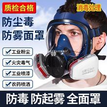 防毒面具罩喷漆化工甲醛防粉尘全脸农药放毒头罩呼吸面罩消防