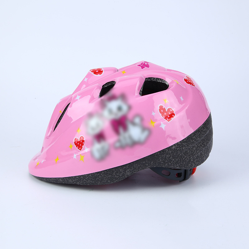 儿童头盔定制 卡通户外运动滑板头盔 儿童骑行头盔自行车安全头盔
