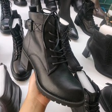 厚底马丁靴女英伦风2022秋季新款女鞋Leather Doc Martens