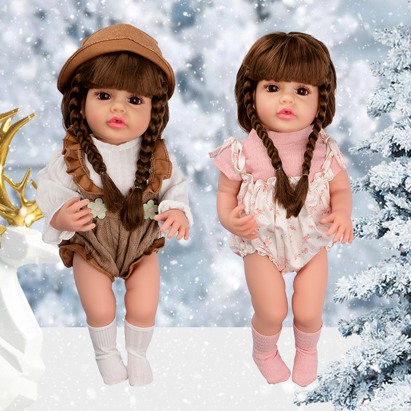 New 55cm Full Vinyl Doll Simulation Baby Reborn Doll Toy Wholesale