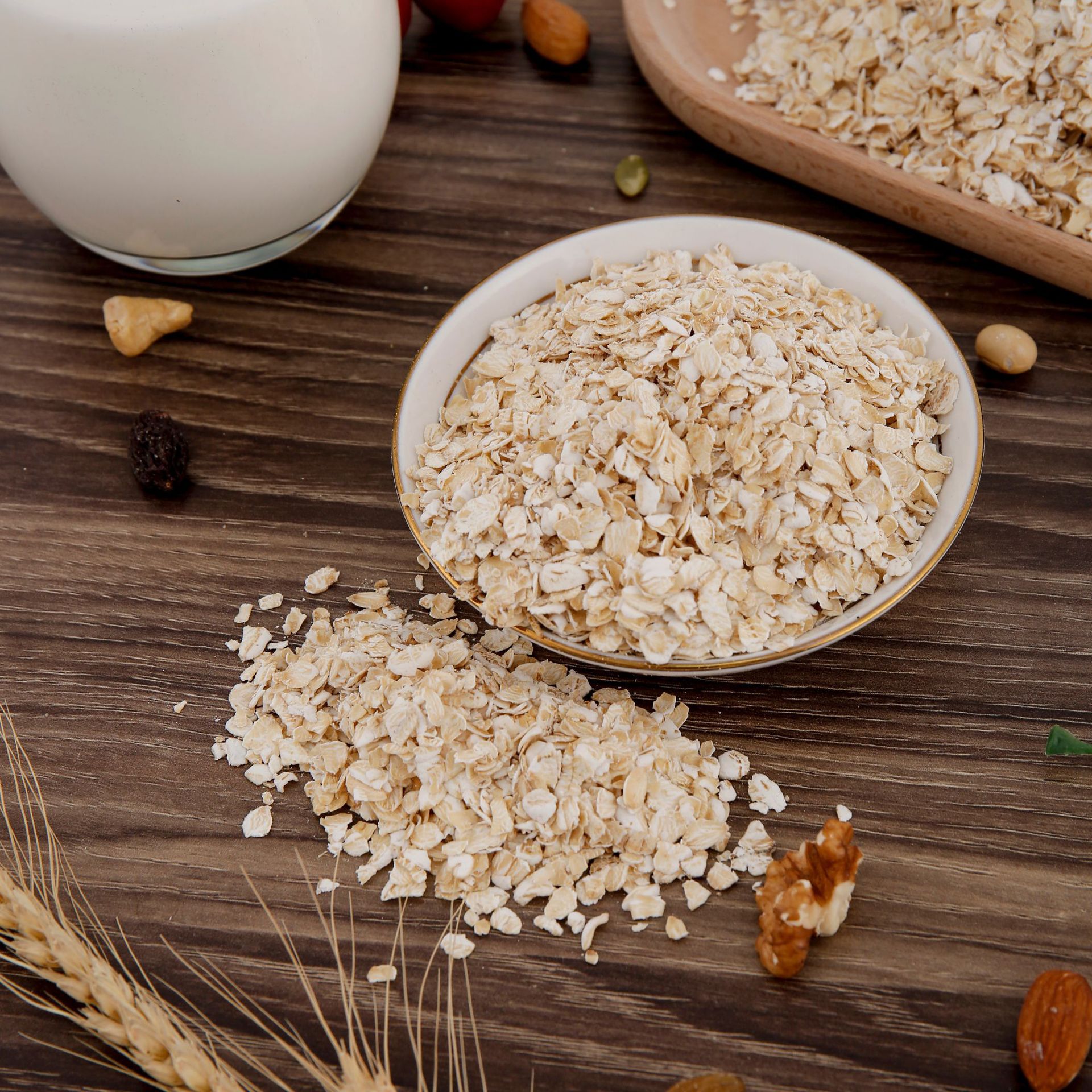 理想澳洲纯麦片免煮速溶速食营养早餐代餐冲饮即食 即冲燕麦片