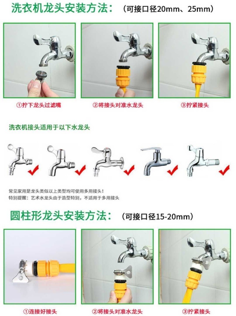 洗车水枪套装家用高压水枪刷车套装汽车洗车器冲车喷枪头浇花水管