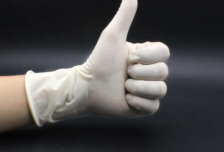 高邦手套50副装一次性使用灭菌橡胶外科手套无菌独立包装有粉无粉