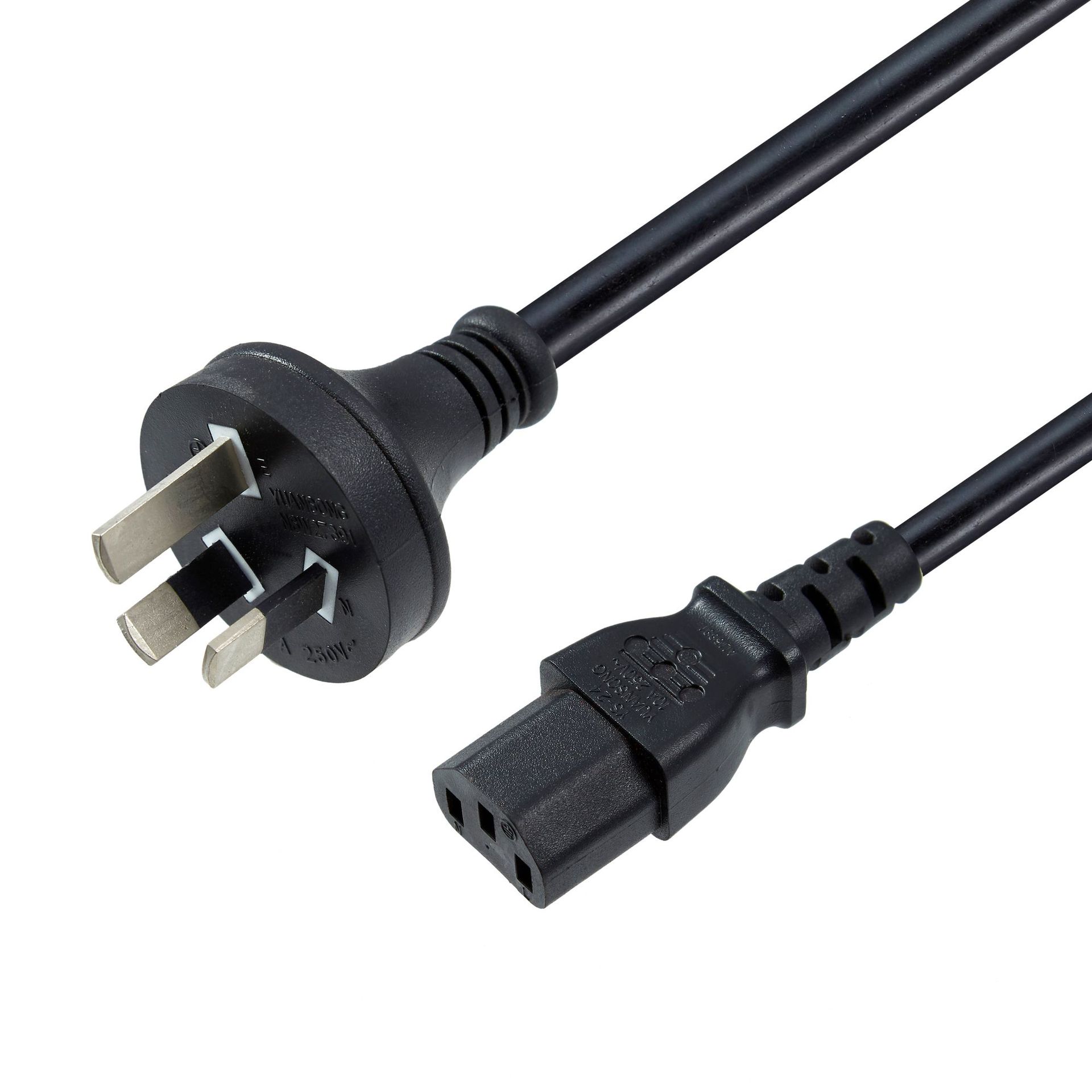 澳规三插电源线 澳规 澳标 澳式电源线线 澳大利亚 ac澳规电源线