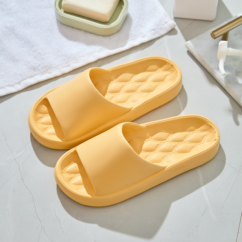 Non-Slip Bathroom Bath Eva Thick Bottom Indoor Home Men's Sandals Home Stool Slippers for Women Summer Outdoor Wear