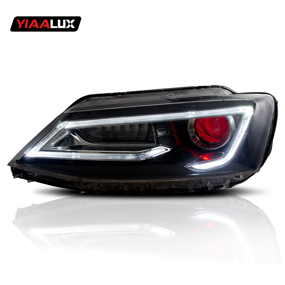 适用于改装车灯大众速腾2012-2017年大灯总成汽车前照灯led行车灯