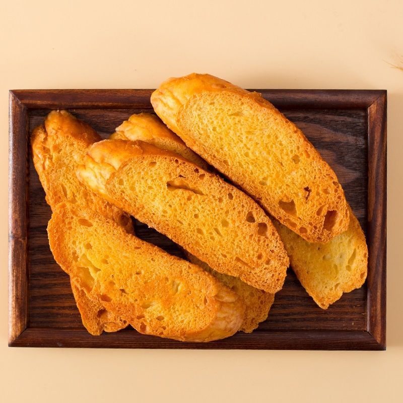 面包干法式乳香片早餐烤面包干奶香红休闲零食酥脆下午茶学生解馋