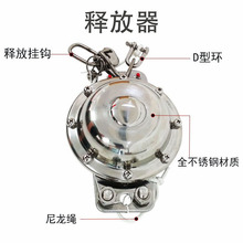 船用不锈钢JSQ-III静水压力释放器荣盛 ccs认证 救生筏释放器