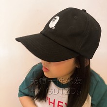 一件代发儿童棒球帽 亲子系列棉质遮阳帽 3色入 男童棒球帽 女童