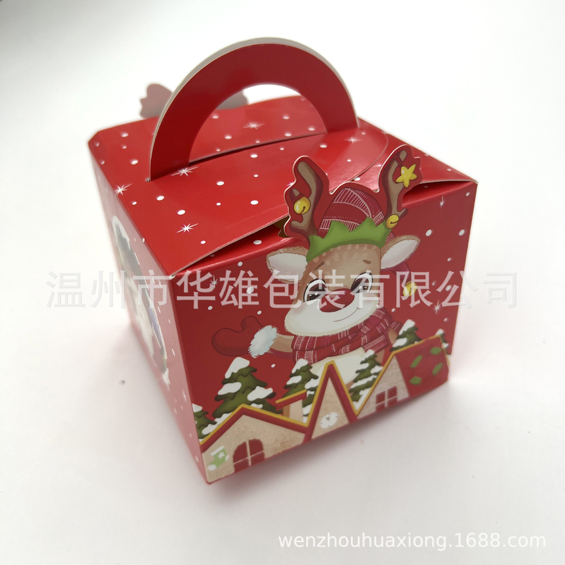 Christmas Candy Christmas Eve Creative Portable Apple Gift Box Wholesale Cross-Portable Gift Box Packing Box Paper Box