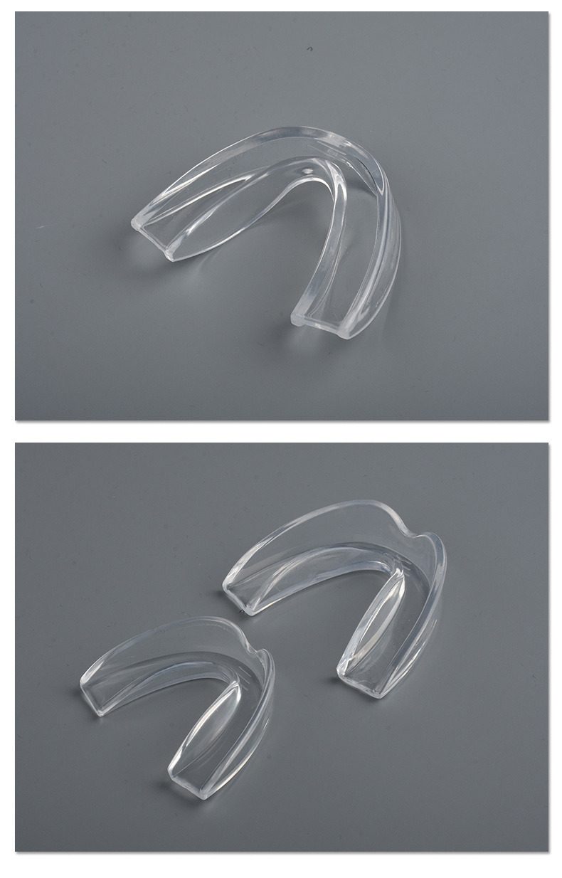 跨境专供食品级eva透明牙套夜间防磨牙护齿止鼾保护套带盒牙套