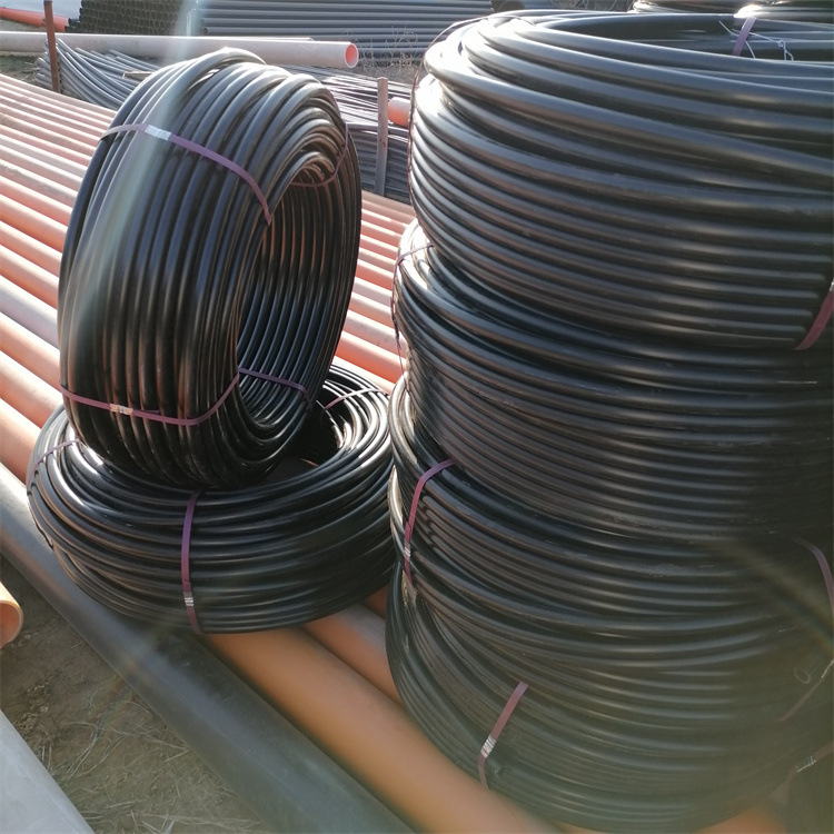 pe穿线管 阻燃hdpe电力地埋管100盘管200 160 90路灯电缆保护管