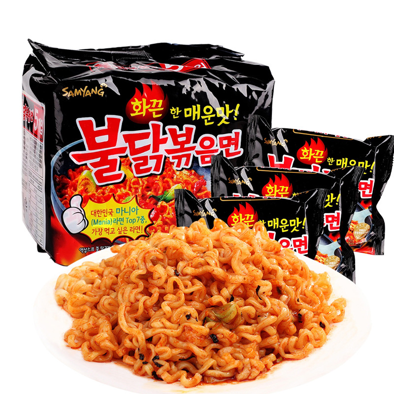 韩国进口方便面 三养超辣鸡肉味拌面700g拉面火鸡面说泡面批发