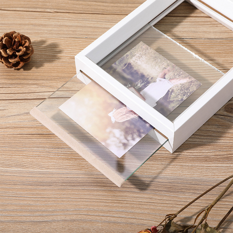 Double-Sided Transparent Photo Frame 7-Inch A4 Square Display Picture Frame Mounting Calligraphy Frame Poster Frame DIY Specimen Box Wholesale