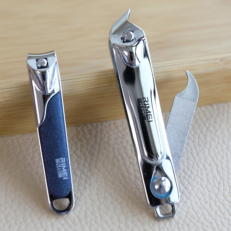 指甲刀尖嘴指甲剪单个装小大号甲沟斜口剪脚趾甲钳带锉刀