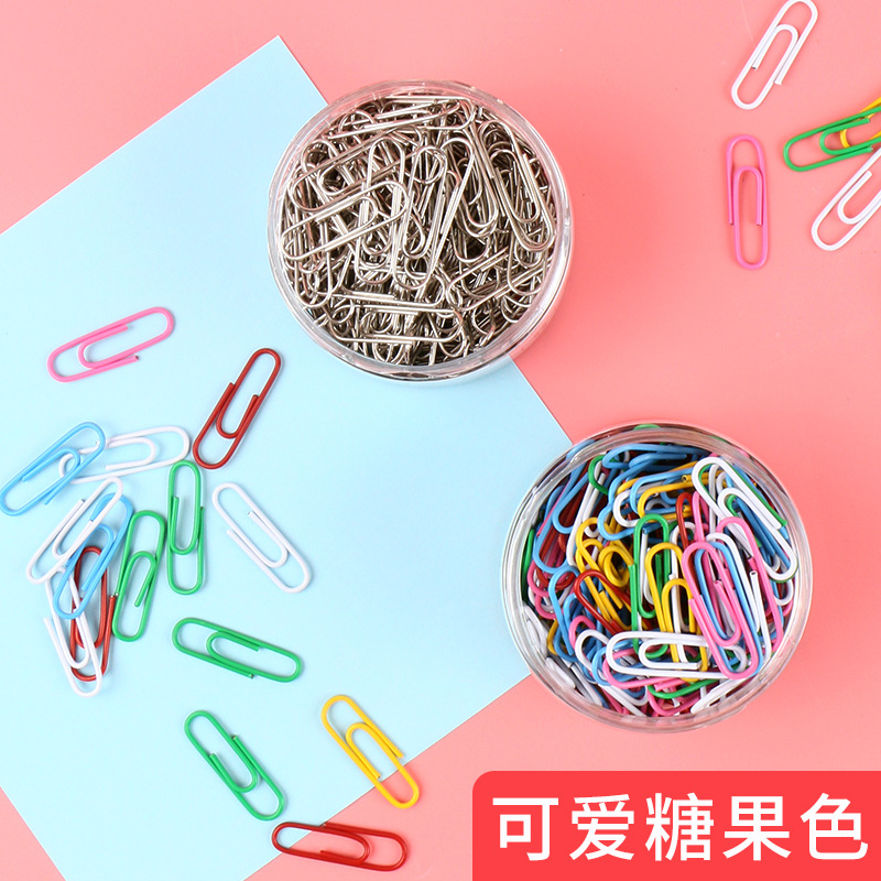 Chenguang Clip Office Supplies Silver Nickel Plated Color Metal Anti-Rust Needle Bookmark 3# Paper Clip Abs91697