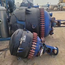 二手100L-1000L搪瓷反应釜 电加热不锈钢反应釜 外盘管反应釜