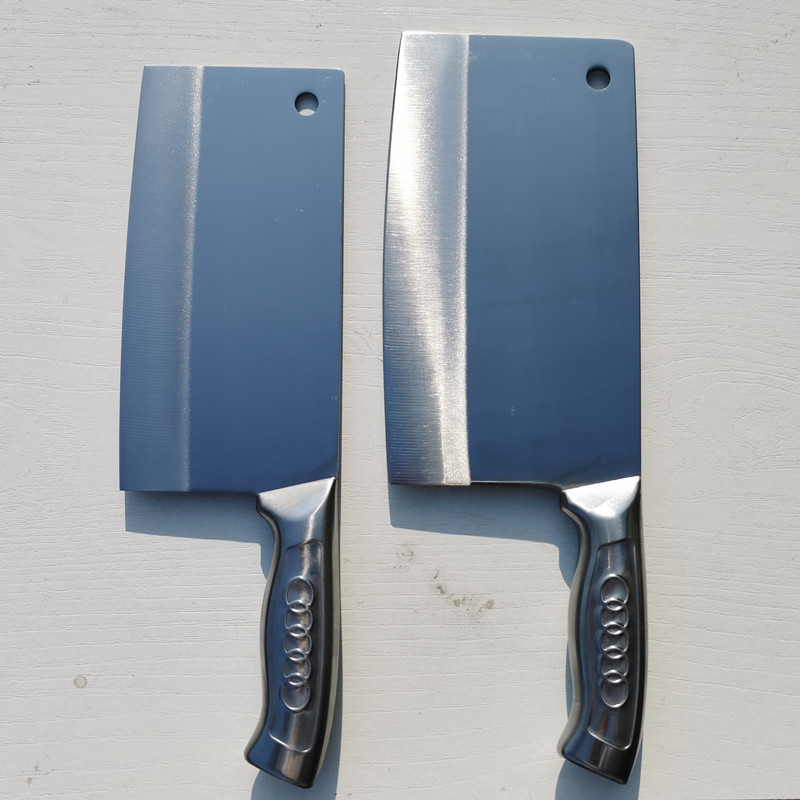 广东阳江刀具特种炮弹钢砍骨刀地摊展销会越南铬钢切刀跑江湖菜刀