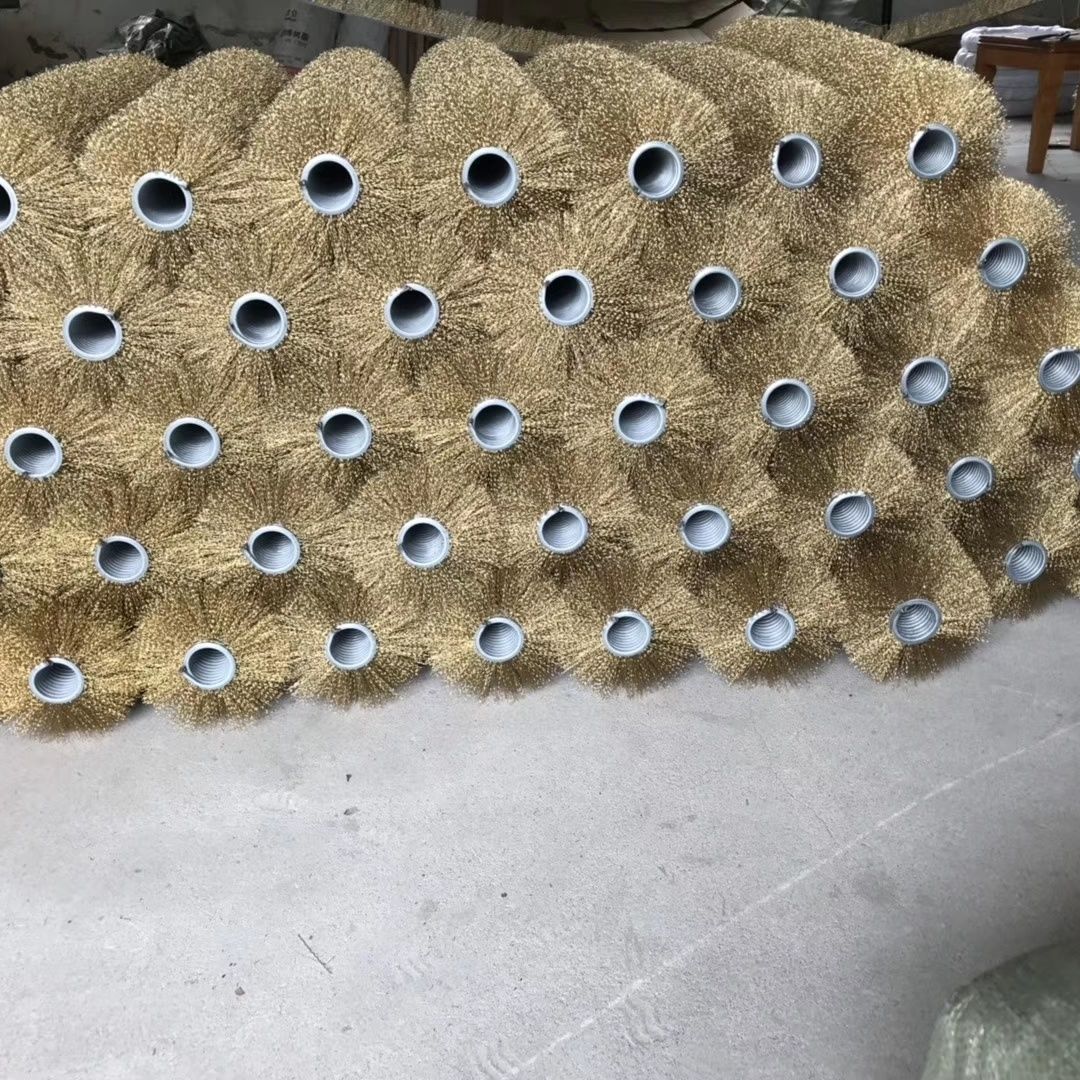 滚筒筛沙机钢丝刷砖煤厂土筛网防堵眼切坯钢丝砖机件打磨除锈