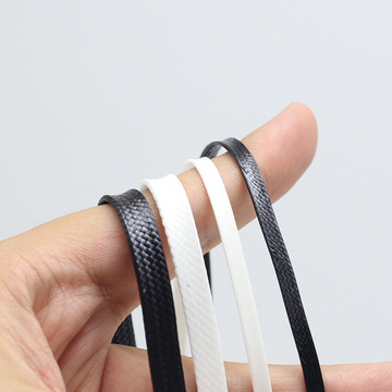 扁绳蜡线diy手链项链手工编织线皮绳吊坠挂绳涤纶材质宽扁皮条带