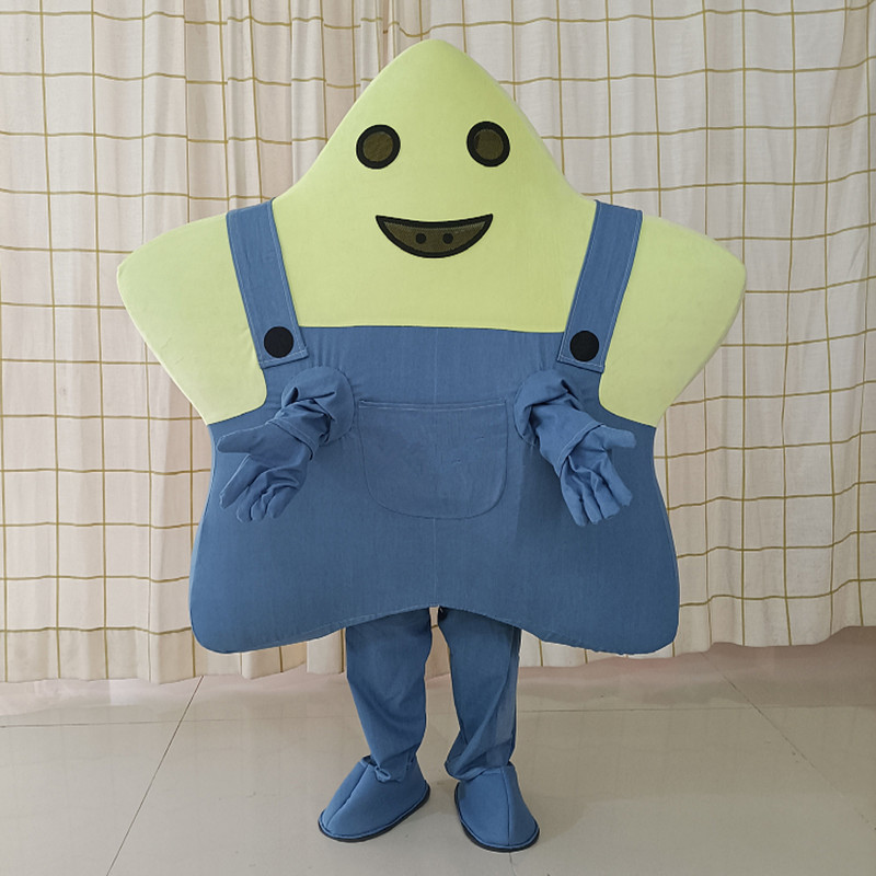 五角星人偶卡通服装表演宣传道具行走人穿玩偶服星星表演广告服饰