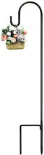 厂家直供铁艺牧羊钩防锈地插杆地插铁钩户外庭院灯挂钩五金工艺品