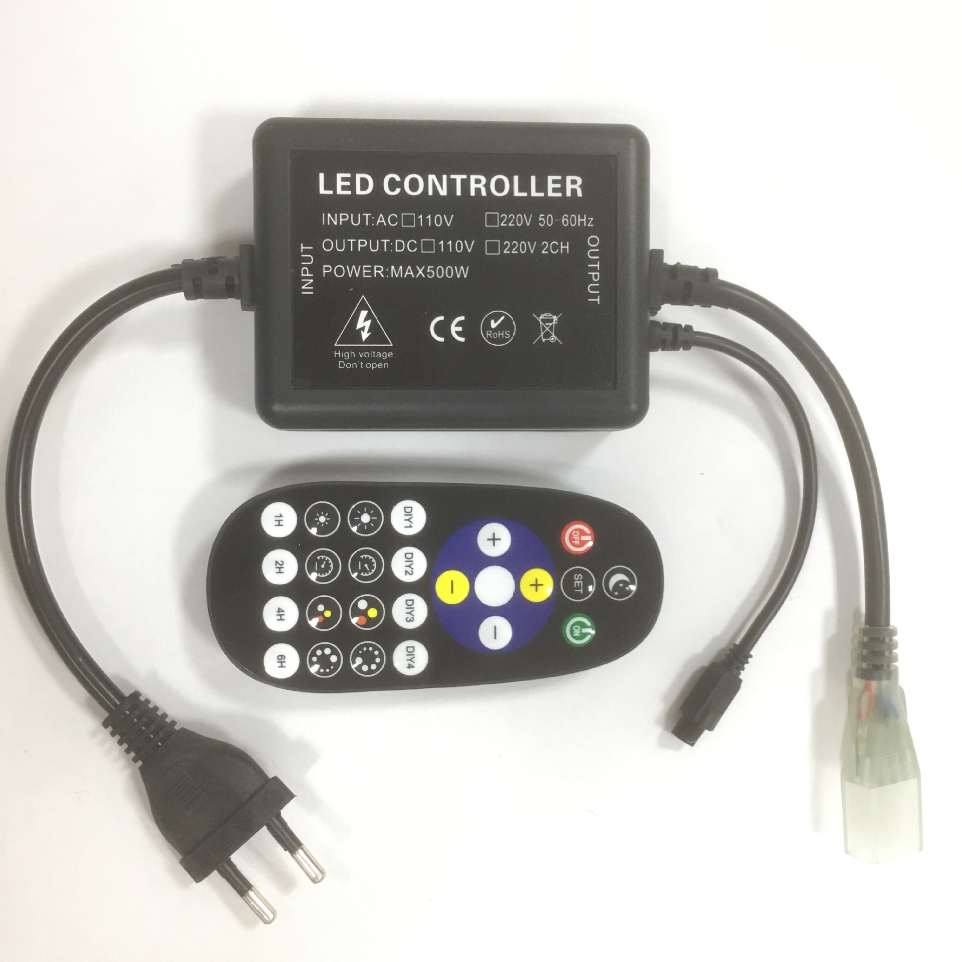 高压色温灯条led控制器 三线灯条控制器 110v220v色温灯带控制器