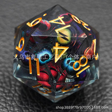 跨境新品 Eye Liquid Core Dice Set 眼液芯骰子套装