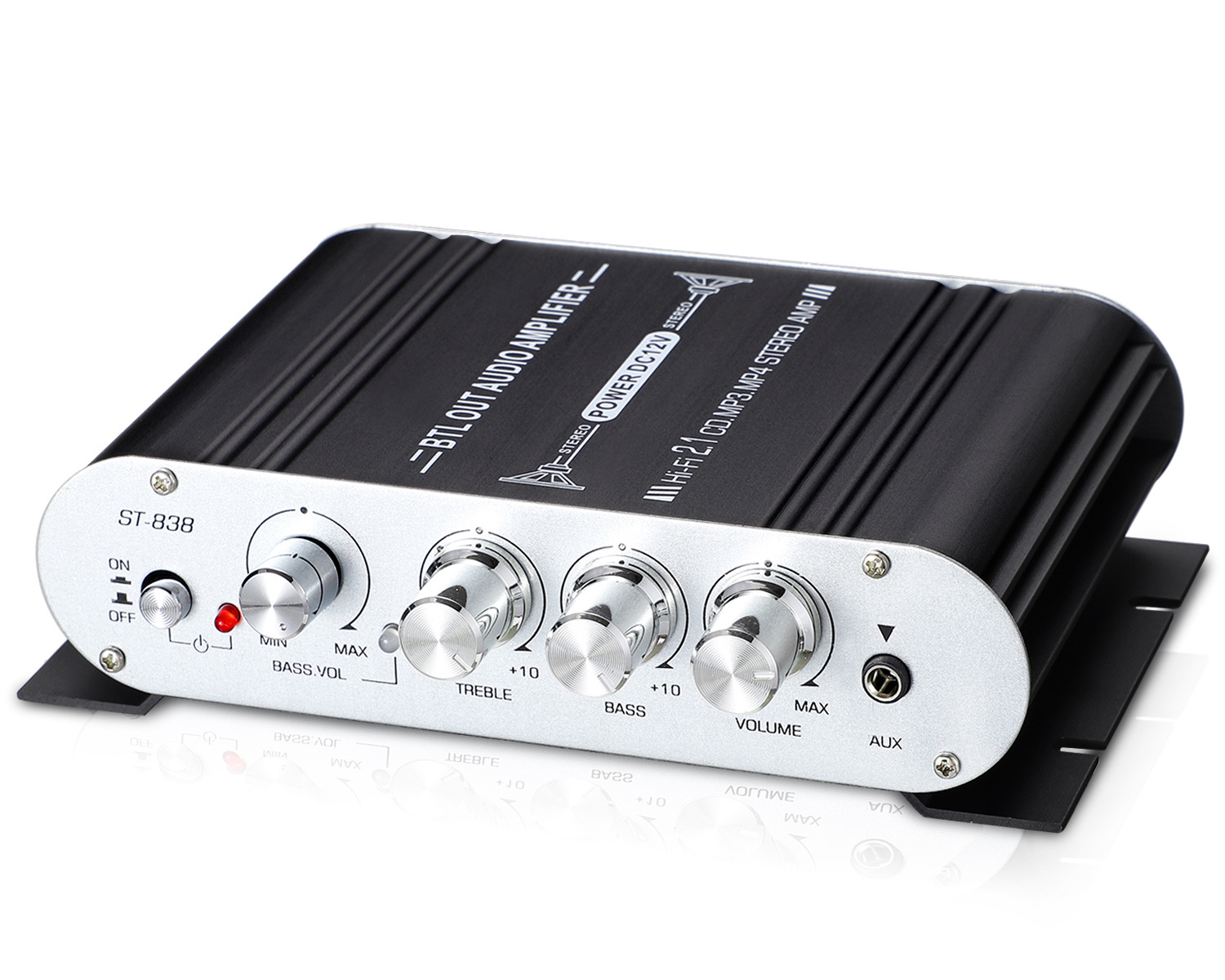 2.0 低音炮功放2.1声道功放st-838功放超低音热销亚马逊