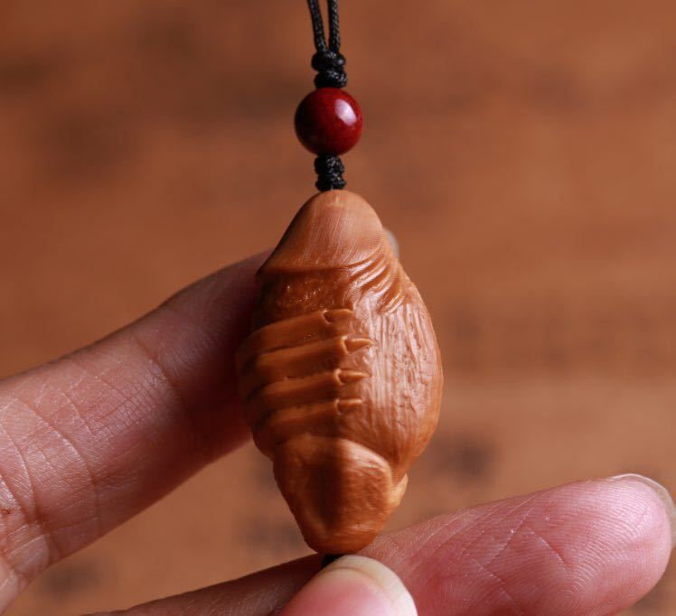 橄榄核雕单籽大权在握手机链吊坠橄榄胡男士文玩油核雕挂饰批发
