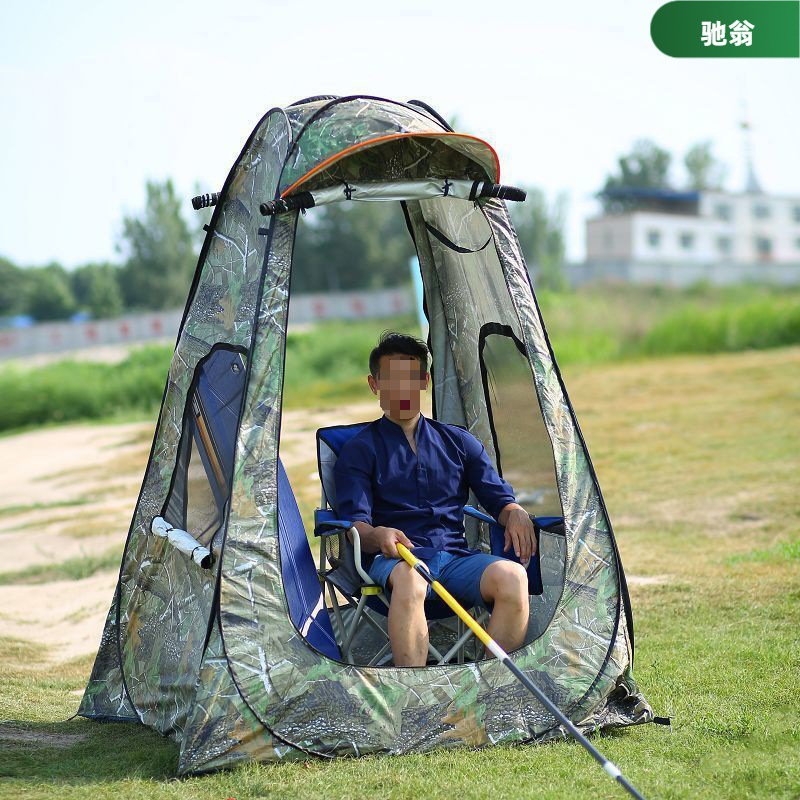 2人钓鱼帐篷户外自动冰钓筏钓垂钓钓鱼用品装备专用防暴雨帐篷