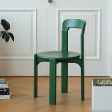 中古rey餐椅实木法式餐桌凳子设计师高级极简网红复古vintage椅子