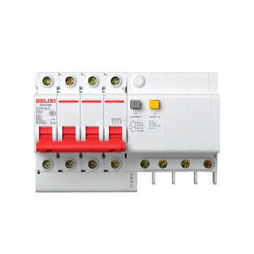 德力西电气 微型漏电断路器 dz47sle 4p d 63a | dz47slen4d63