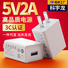 厂家批发 5v2a充电器 中规ccc认证适用于美容仪平板USB手机充电头