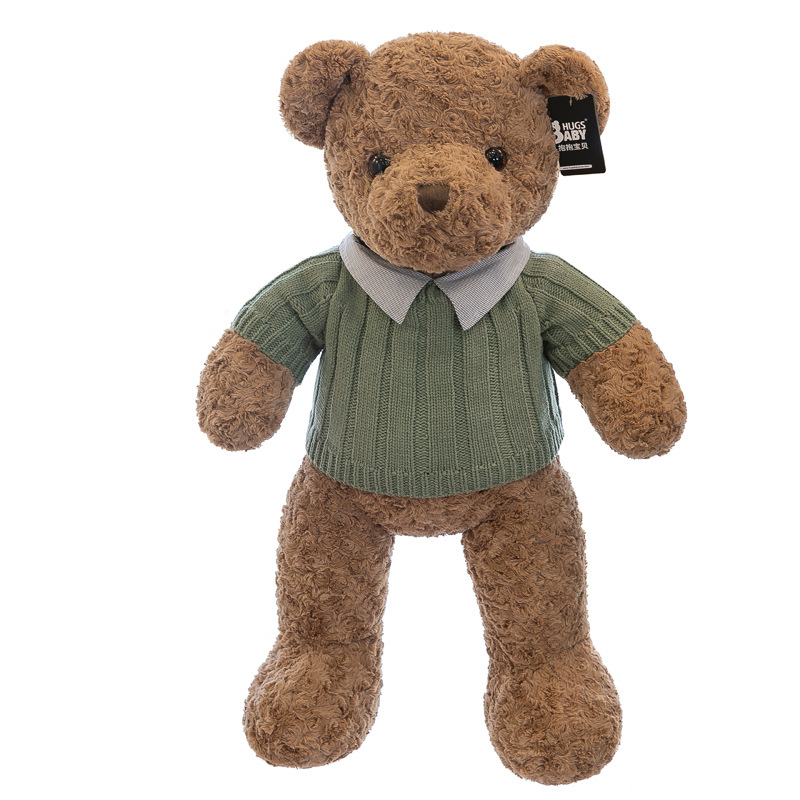 Tiktok Xiaohongshu Same Style Shirt Sweater Teddy Bear Doll Cute Hug Flower Bucket Big Bear Pillow Gift