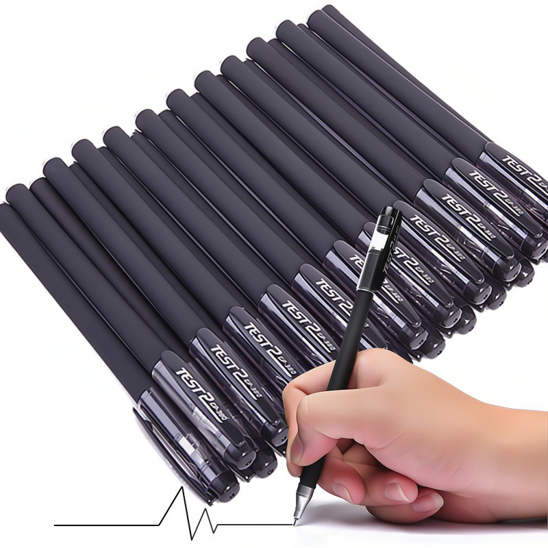 Ballpoint Pen Gel Pen Black Matte GP-380 Office Signature Pen Learning Stationery Pen Exam Factory Wholesale