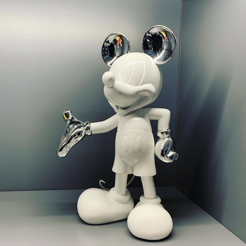 潮牌mand kaws米奇联名摆件潮玩手办潮流公仔雕塑玩具玩偶礼物