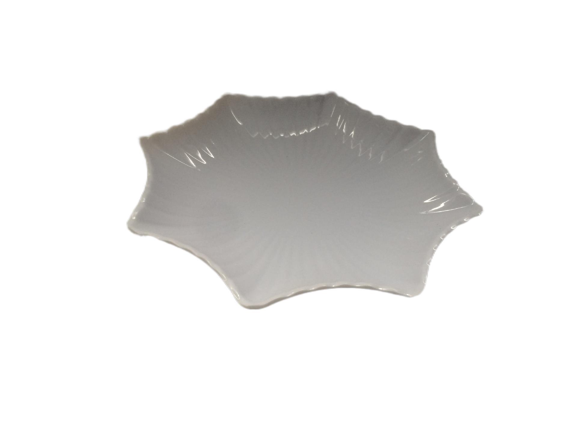 Plate Octagonal Lace Fruit Plate 8-Inch 9.5-Inch 13-Inch Melamine Tableware Dried Fruit Tray