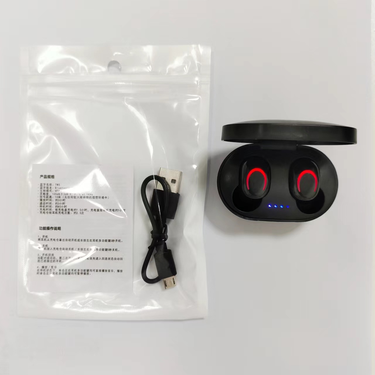 Cross-Border Hot X12 Wireless Bluetooth Headset Digital Display 5.2TWS Mini Earbuds Sports A6s Bluetooth Headset