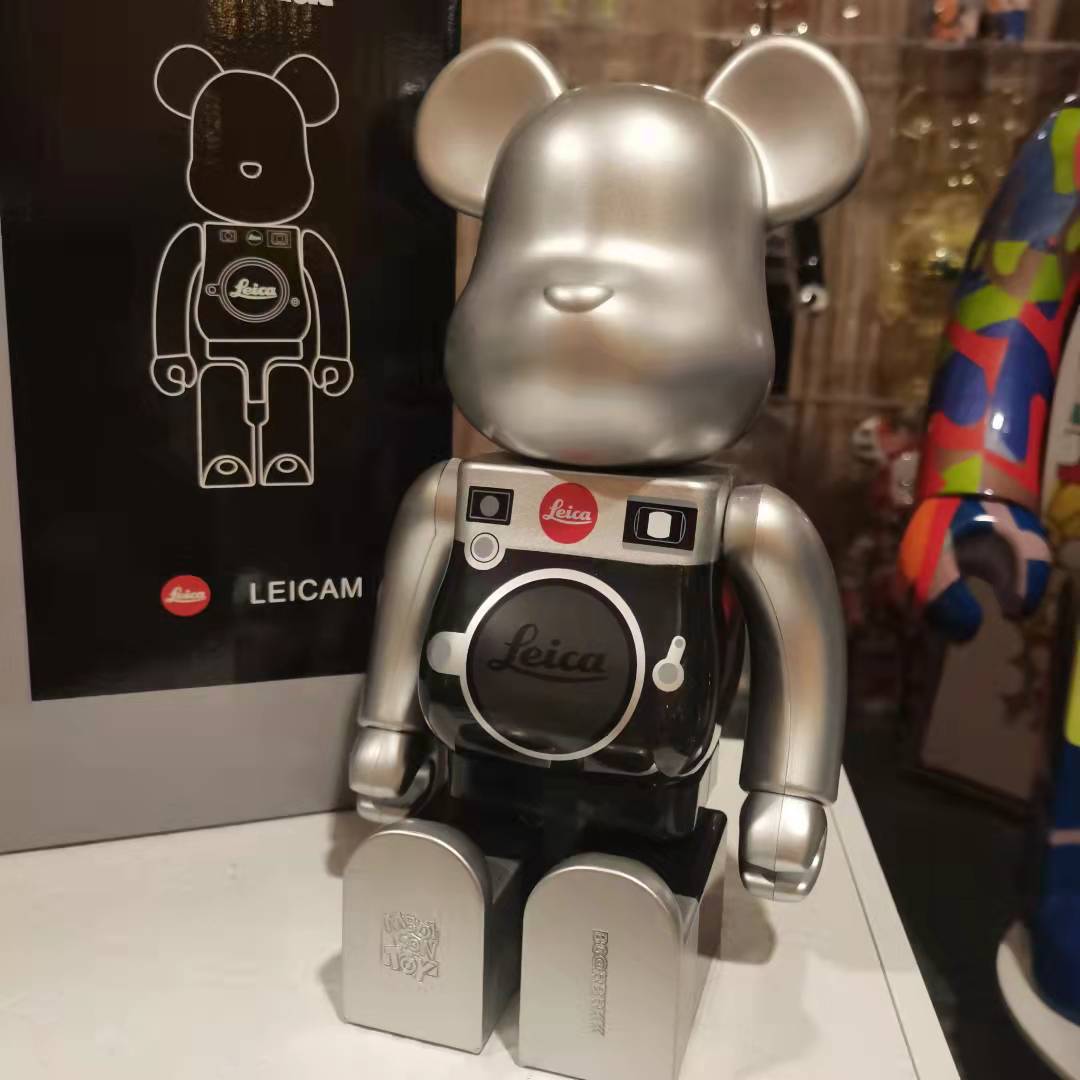 高版本be@rbrick400% 关节莱卡相机联名款 款积木熊暴力摆件礼物