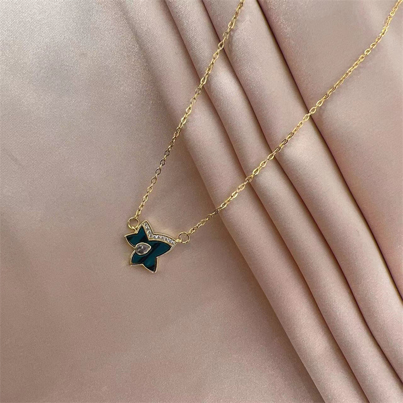 常青藤项链项链女明星同款新款项链轻奢小众春季新品锁骨链批发