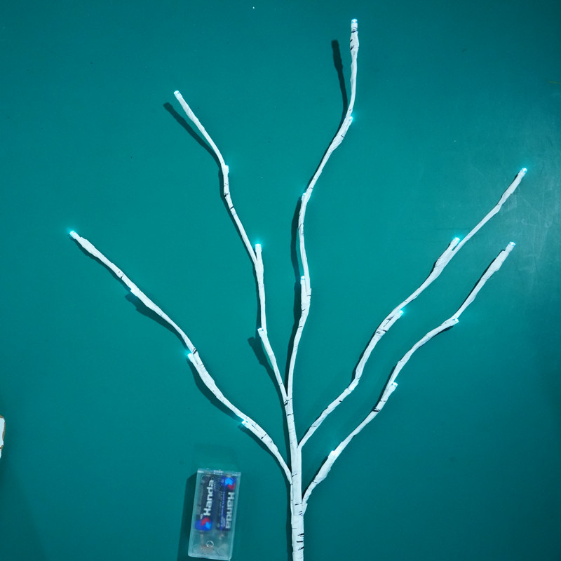 LED Colored Lamp Flashing Light Branch Light Battery Room Decorative Light Holiday Light Branch Light Vase Decoration Tree Light