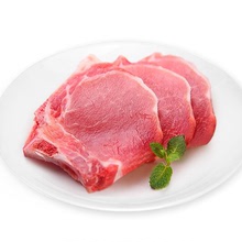 鼎一原味T骨猪扒10片/1kg原切猪排带骨冷冻猪肉餐饮食材批发