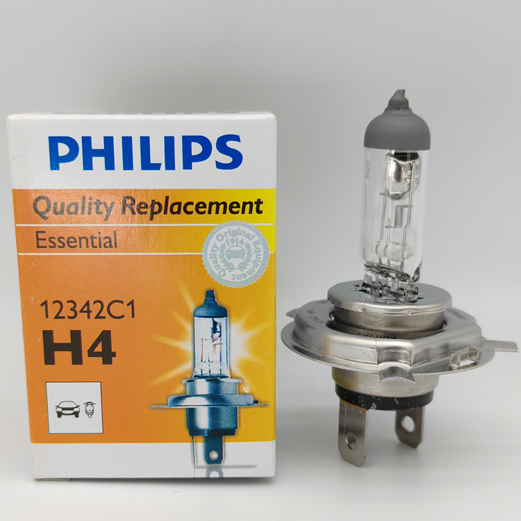 飞利浦 h4 12342g 12v 60/55w 德国产汽车大灯原厂远近光一体灯泡
