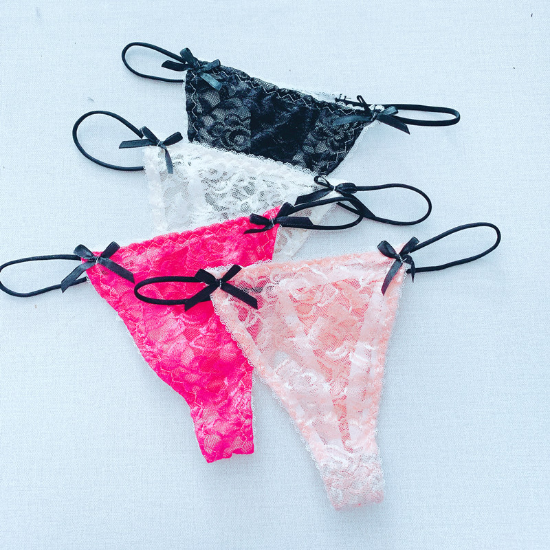 日式少女性感可爱女生低腰棉内档t款蕾丝女士丁字内裤-阿里巴巴